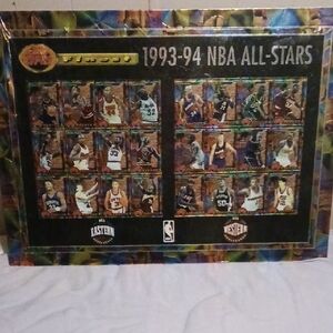 Topps 1993-94 NBA All-Stars Wall Art - Multicolor